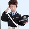 Police Uniform Boy Performance Clothing Include Jacket Pant  Belt Hat Traffic Cosplay Suit Spring 2