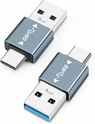 Right - Angle USB - C to USB 3.1 OTG Adapter - Fast 10Gbps Data Transfer (B)