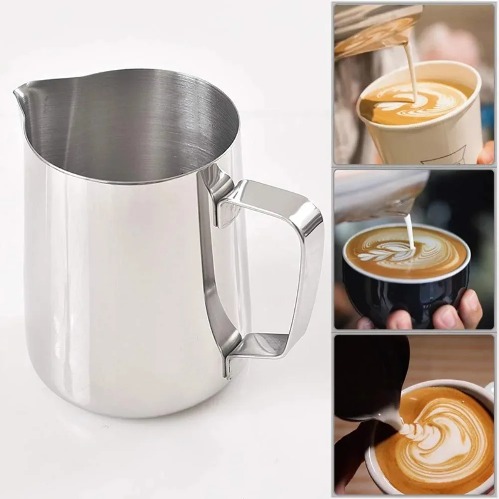 Stainless Steel Coffee Barista Latte Frother Cup Milk Frothing Jug Coffee Pitcher Espresso Steaming Cup
