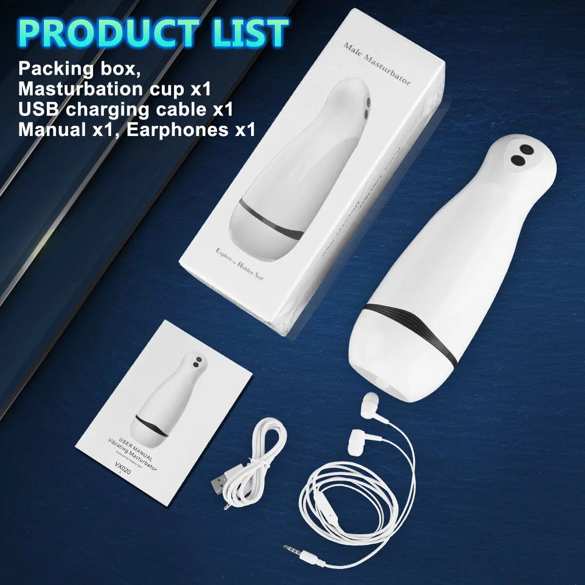 c Rocwickline Masturbatore maschile elettrico a 10 velocità con vibrazione e massaggio vocale, tascabile reale_voghion.com