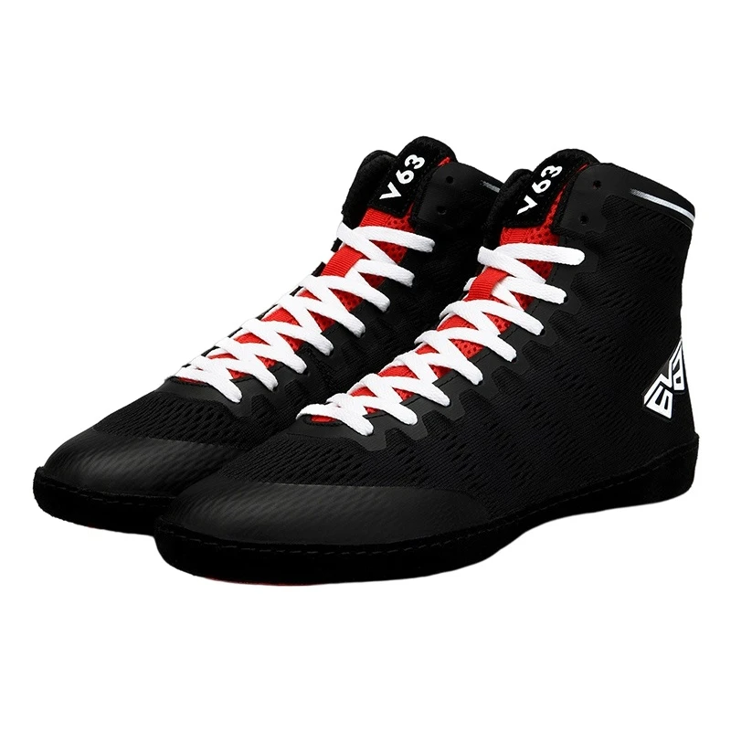 Professional High top Boxing Shoes Men and Women Wrestling Shoes