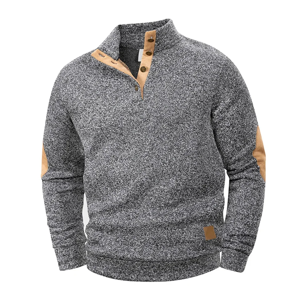 Mens Casual Long Sleeve Knitted Sweater Pullover
