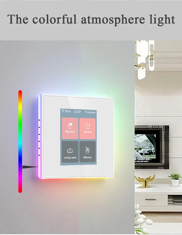 Smart Switch 4 Gang Light Switch Lanbon L8 LCD Touch Panel