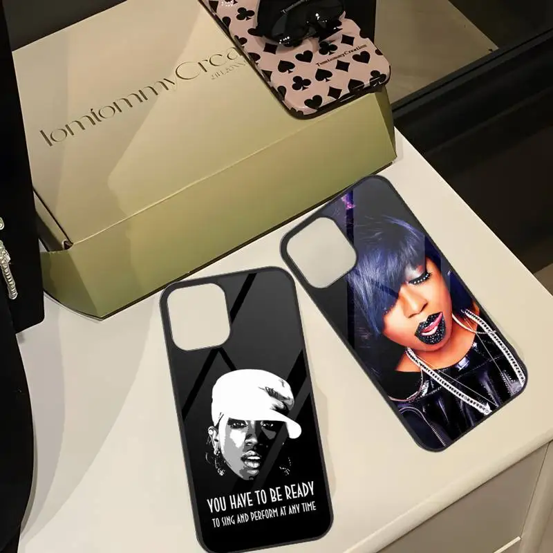 Rapper M-Missy Elliotts Custodia Per Telefono Pc + Tpu Funda Per Samsung Galaxy S30 S10 S22 S21 S20 Plus Ultra Note 10 Pro Cover