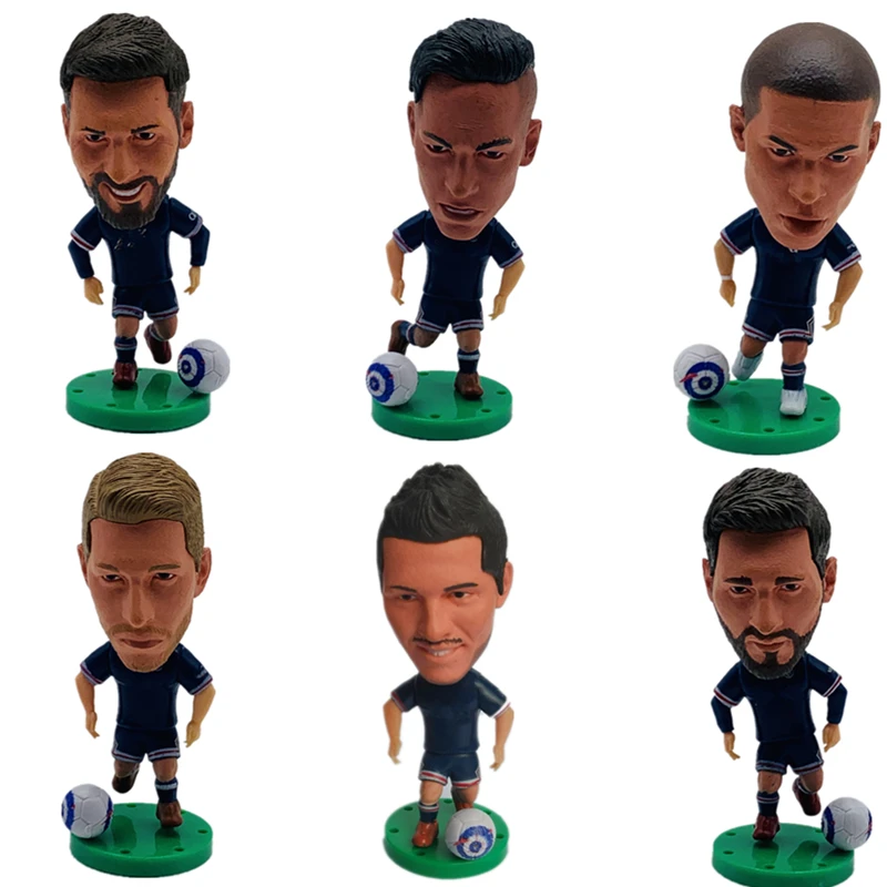 designafriend doll Soccerwe Soccer Dolls 7cm Height SG Figures Blue Kit 2022 Toy Gift frozen dolls