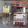 Cart Retro Classic Popcorn  Machine 8 Ounce with Nonstick Kettle for Home Use, Party and Birthd 3