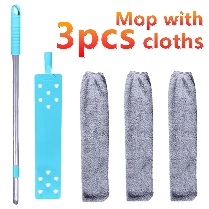 Broom Long Handle Dust Mops Floor Ceiling Cleaning Mops Bed Bottom Dust Cleaner Sofa Removal Brush Household Cleaning Tools dust mops
