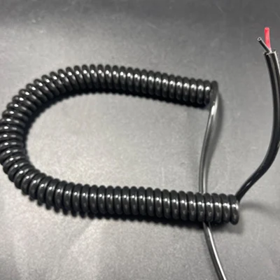 encolhível, 2 núcleos, 20AWG, vermelho, laranja, preto, PUR