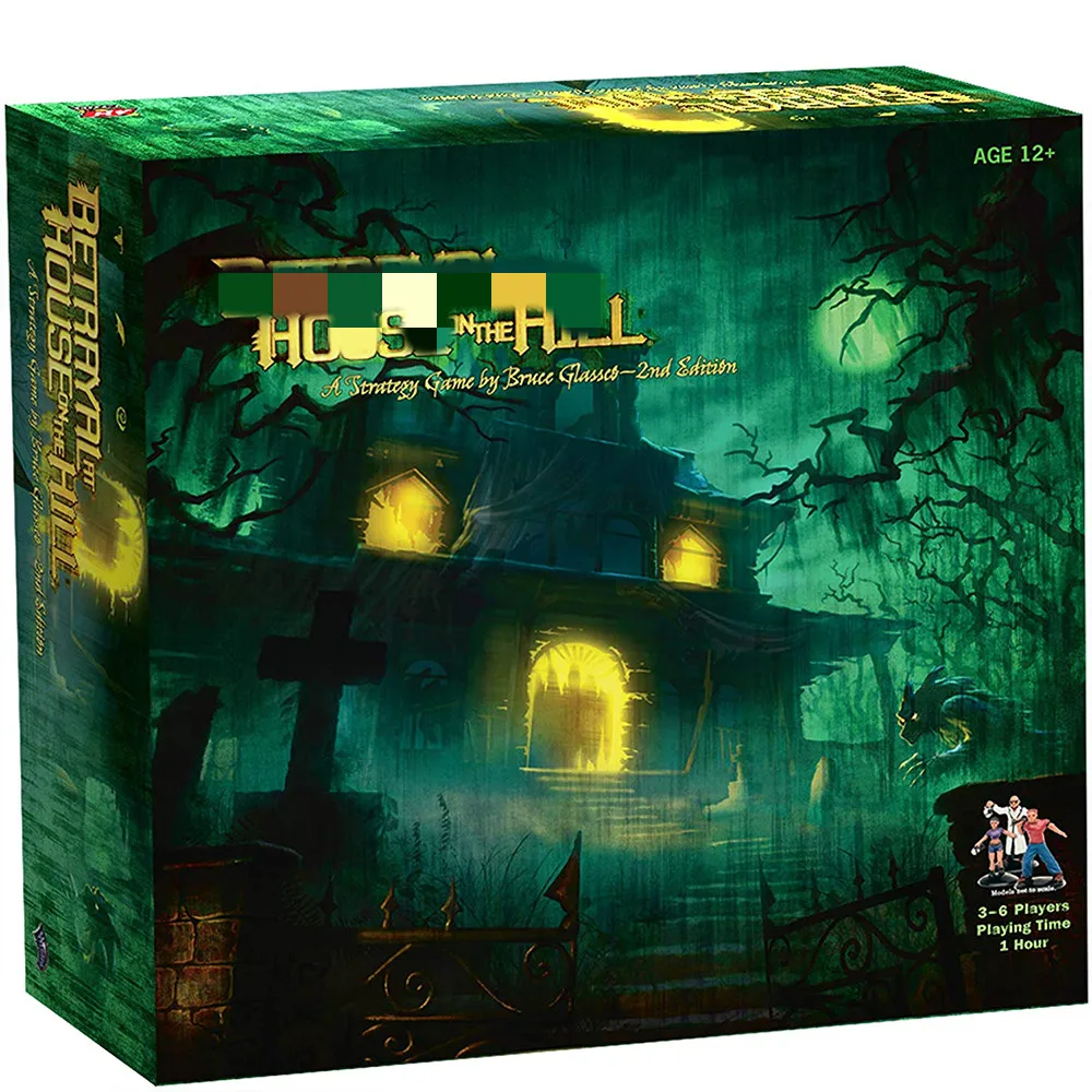 Board Game Betrayal At House on The Hill By Wizards of Coast Family Party Entertainment Education Table Card |