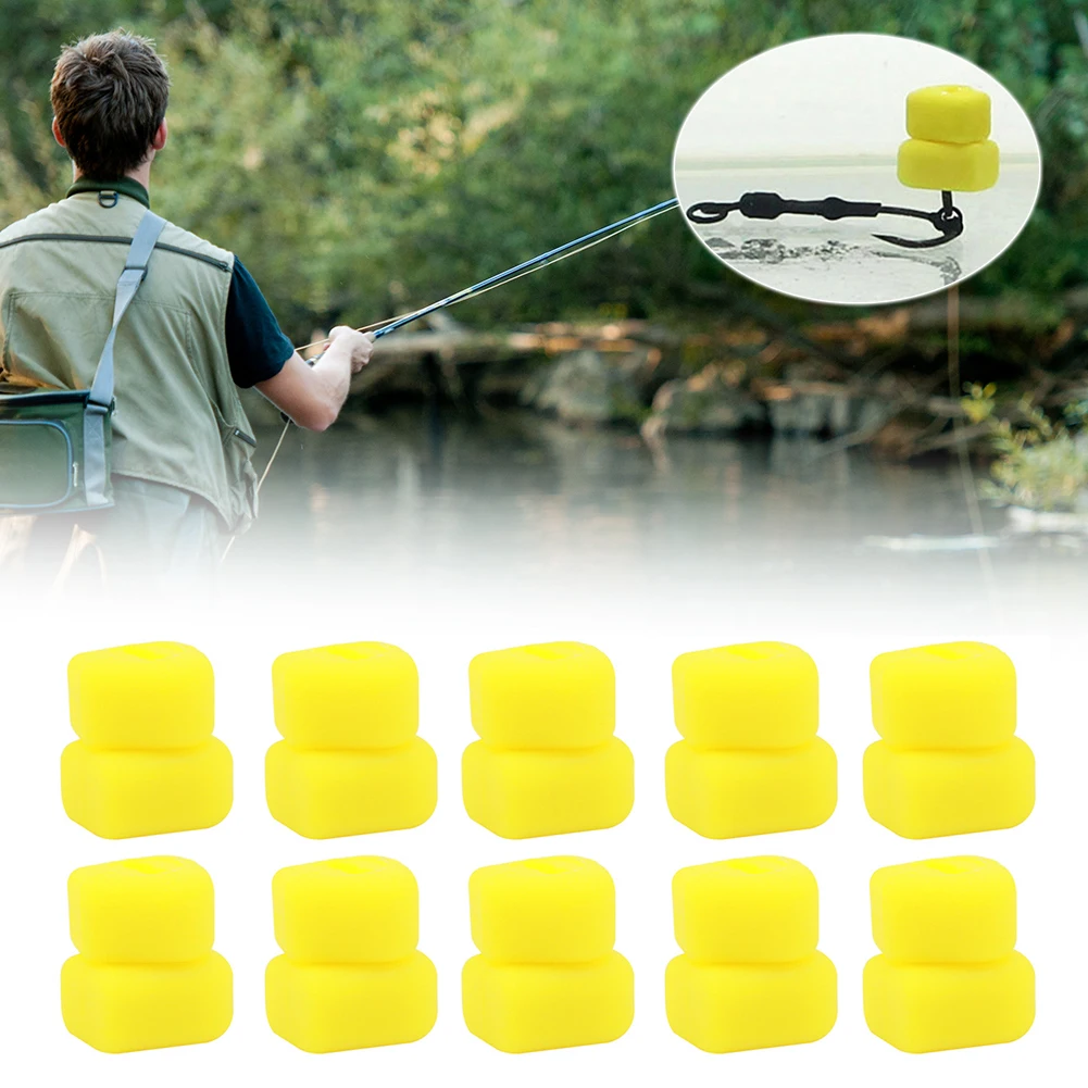 10Pcs Double Corn Shaped Boilie Bait Carp Bait Pop Up Boilies Hair Rig Stops Carp Barbel Fishing Tackle for Making Boilies
