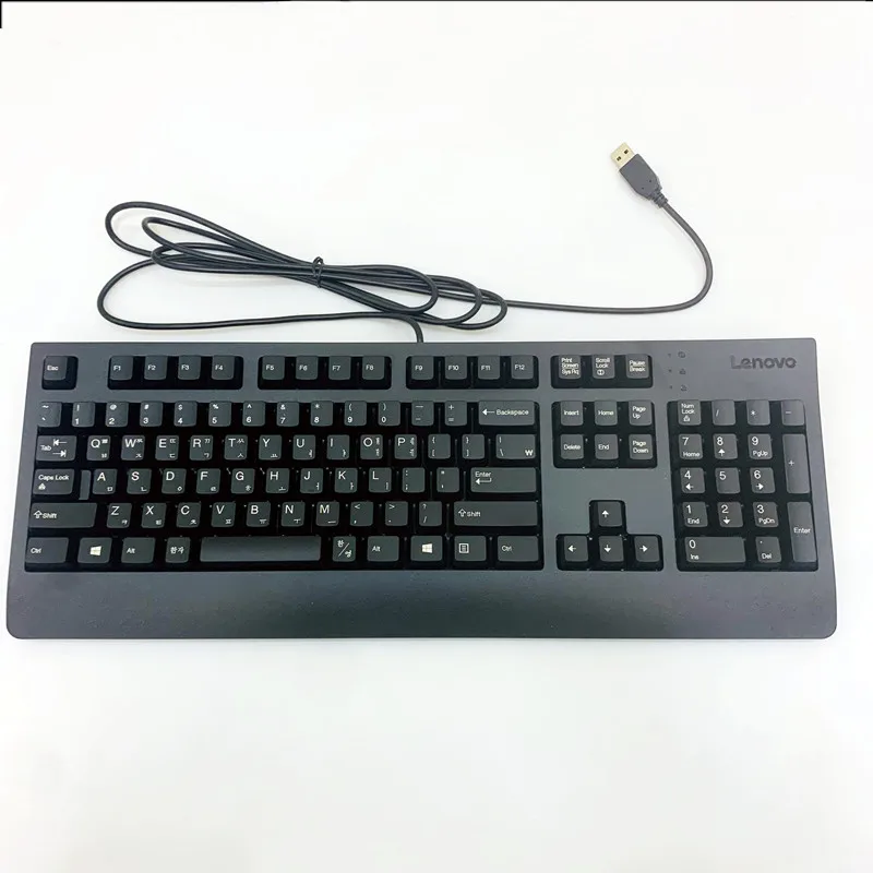 Lenovo SK-8827 有線キーボード ブラック 10個セット　新品未使用 New Korean Replacement PS2 SK8817 keyboard For Lenovo SK8827 USB