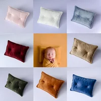 Newborn Photography Props Posing Pillow Velvet Bed Cushion Baby Pillow Mat Photo Accessories Fotografia Baby Photo Props 1