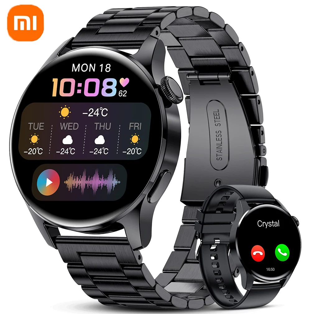 

Смарт-часы Xiaomi GT3 Pro мужские спортивные с поддержкой Bluetooth