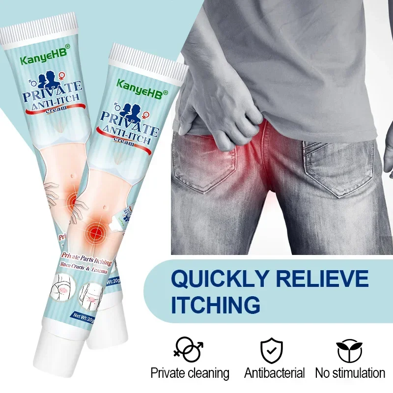 Private Part thigh Anti Itch Cream Unisex Intimate Area Antibacterial Vagina Odor Removal Fungi for Men Women Deodorant Ointment