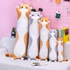 50cm Cute Soft Long Cat  Plush Toys Stuffed Pause Office Nap Sleep Pillow Cushion Gift Doll For Boys Girl Christmas Gift 2