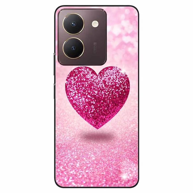 Black TPU Bumper Soft Silicone Shockproof Phone Case with Cute Cat Design