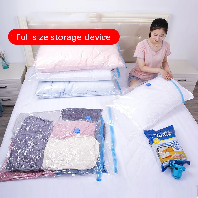 Vacuum Storage Bags Save 80% on Clothes Blankets Bedding Storage Travel  Space Saving Premium Vacuum Compression Sealer Bag - AliExpress