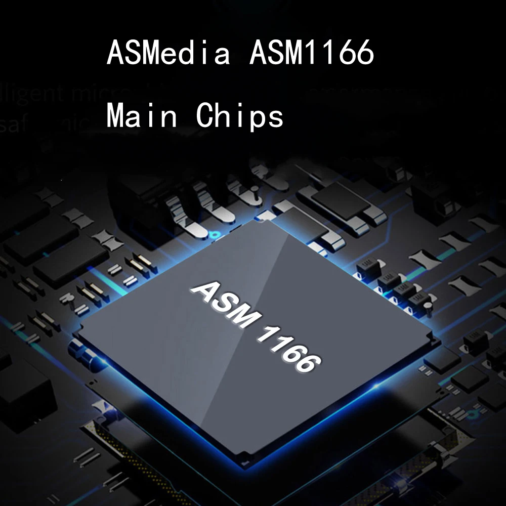 PCI-E PCIE 확장 카드, SATA 컨트롤러, SATA 멀티플라이어, HDD SSD용 ASMedia ASM1166 칩, 6 포트, SATA 3 PCI 익스프레스, 6Gbps