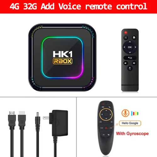Boîtier TV Android 13 HK1 Rbox K8 (RK3528) - 2GB RAM + 16GB, Wi-Fi 6, Bluetooth 5.0, USB 3.0, 8K - 5