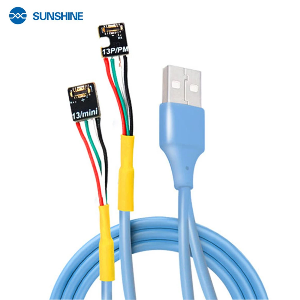 SUNSHINE SS-908D IP13 Series Dedicated Power Cord DC Power Supply Current  Testing Cable Suitable for IP1313 MiniPro13 Pro Max - AliExpress