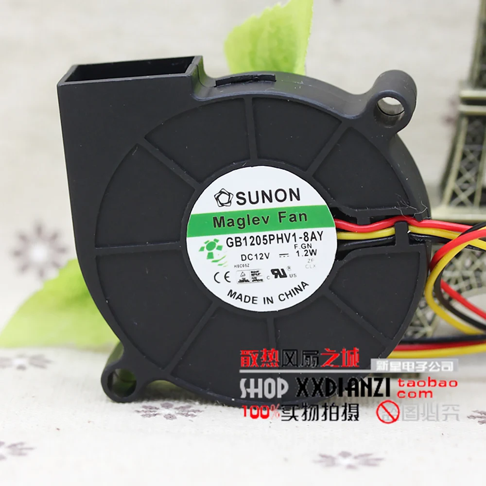 

3D оригинал, Новинка для Sunon 5015, 12 В, Магнитная подвеска, беззвучный вентилятор, 5 см, измерительный Турбовентилятор