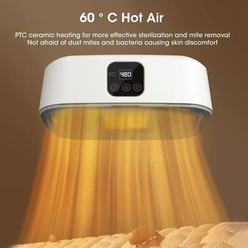 Portable Dryer Electric Foldable Dryer Intelligent Timing Fast Heating Drying with Drying Bag for Household Travel Dormitory