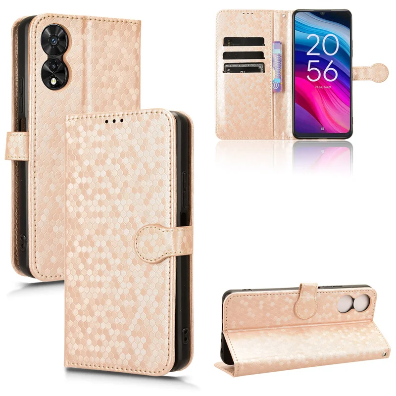 Флип-чехол для TCL 505T509KT5094 чехол, кожаный, магнитный, с ремешком (art.: 3920c619082e1) - 3920c619082e1