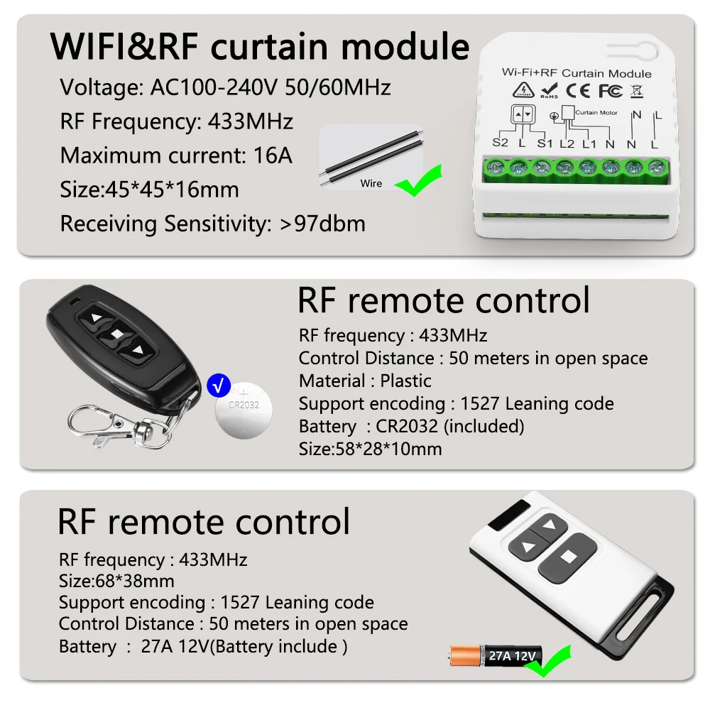 alice controle remoto tuya app 433mhz 05