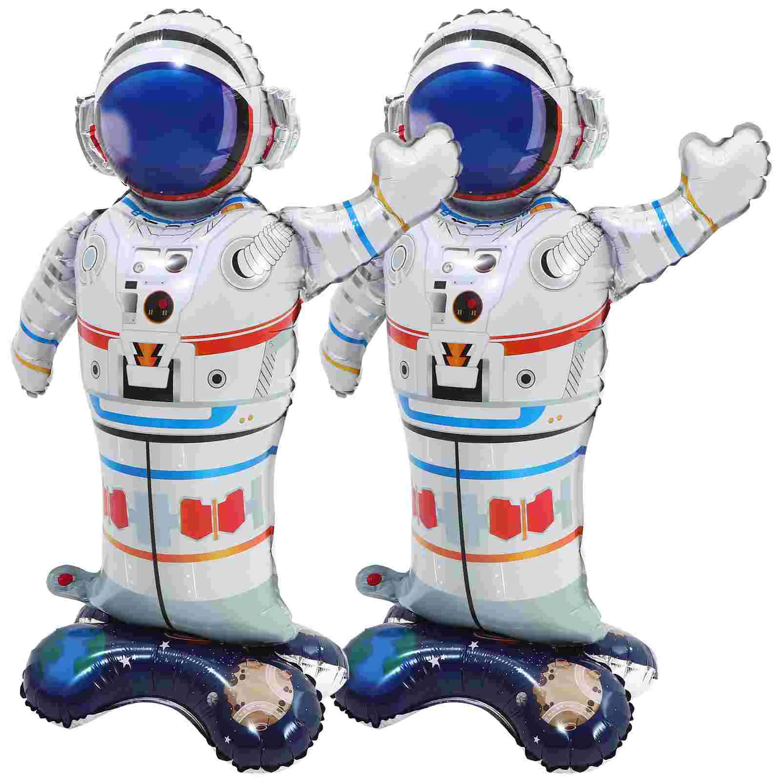 

2pcs Space Theme Balloon Cartoon Balloon Astronaut Balloon Birthday Party Spaceman Balloon