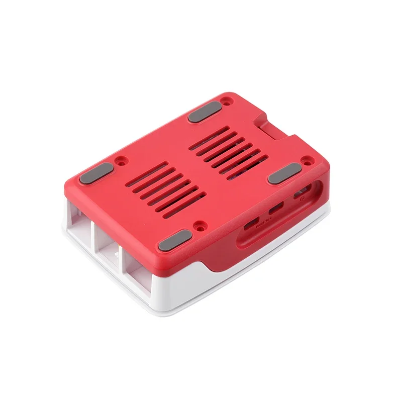 Official Raspberry Pi 5 Case Red White ABS Shell with Fan Support Cluster Stacki