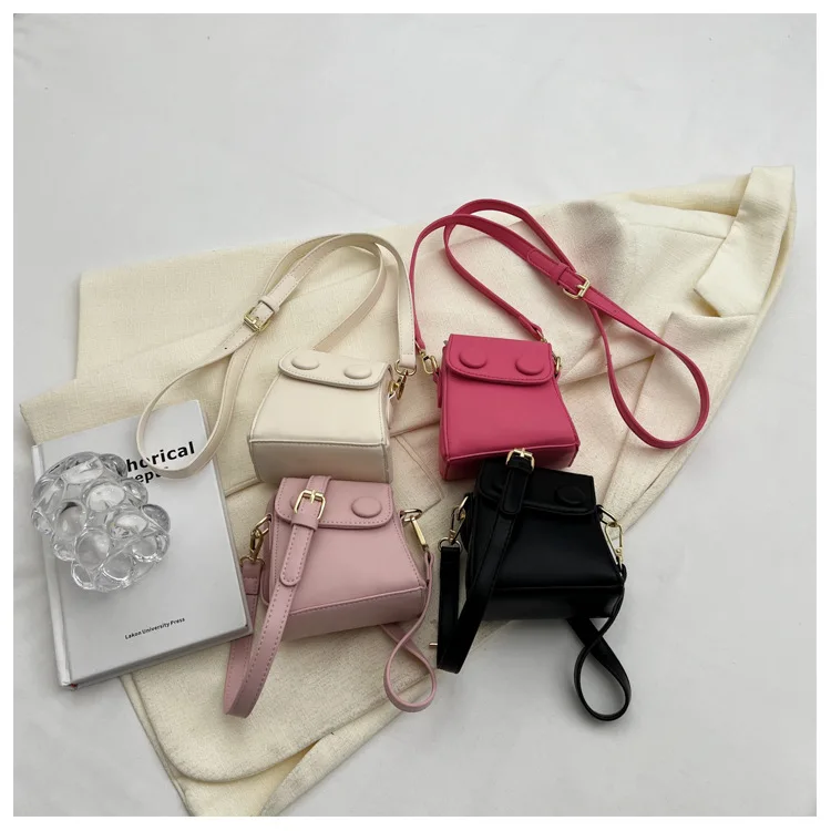 

Fashion Spring and autumn single Shoulder Crossbody women's Bags 2023 Trend everything Simple Solid Unique design Mini Girl Bags