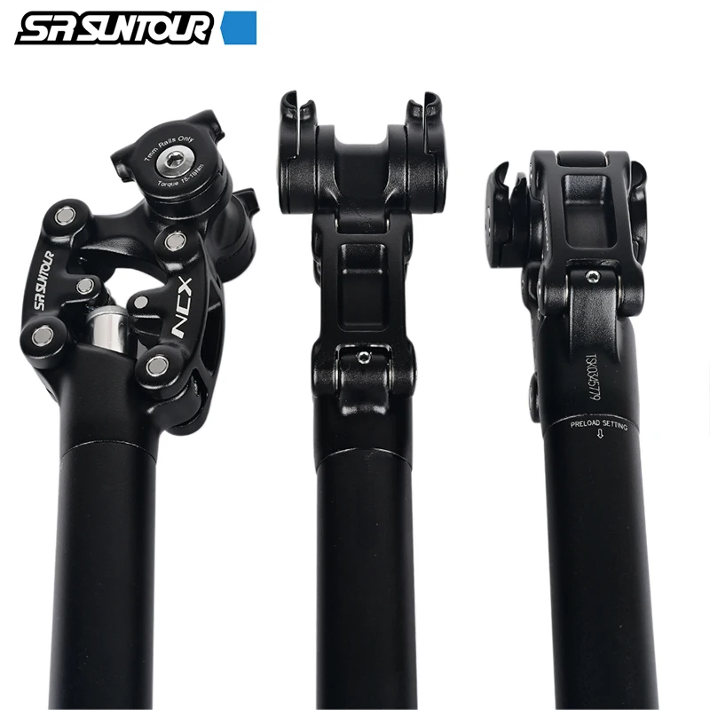 

SR SUNTOUR NCX Mountain Bike Seatpost Shock-absorbing Bicycle Seat Tube 30.8 31.6 Suspension Seat Post 350mm 400mm Seat Tube
