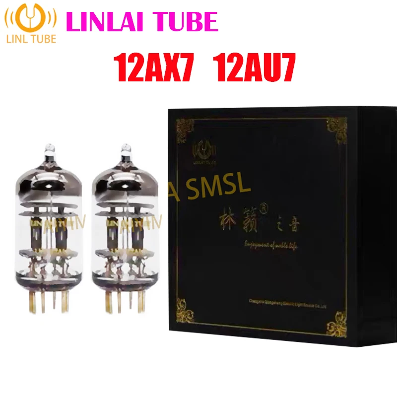 Linlai 12 Ax7 12 Au7 Tubo A Vuoto Sostituire Jj Gold Lion Psvane 12 Ax7 Ecc83 12 Au7 Ecc82 Serie Di Tubi Elettronici Applica Amplificatore