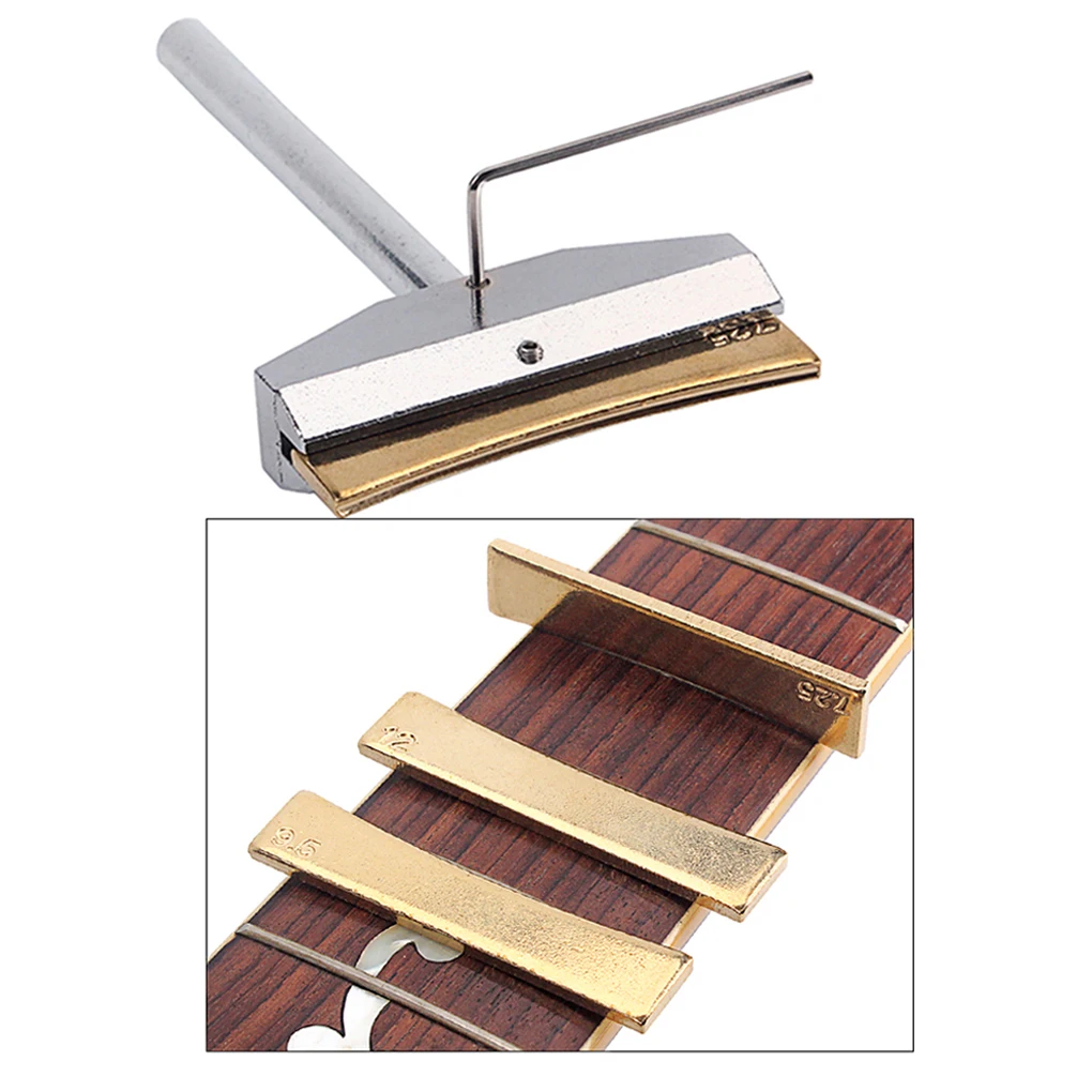 

Acoustic Guitar Bass Making Fret Press Caul Kit Fretboard Insert Repair Tool Fretting Handtool String Instrument