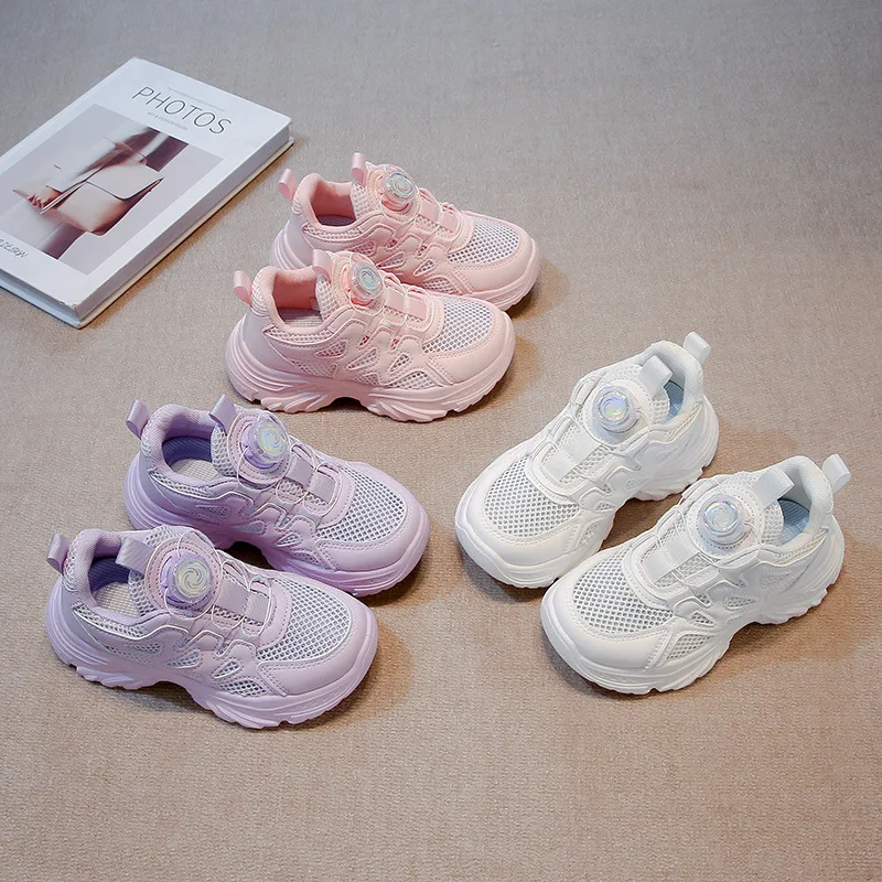 Sneakers For Kids Fashion Breathable Mesh Running Shoes Children Walking Tenis School Shoes Girls Boys Light Sport 8 to 12 years