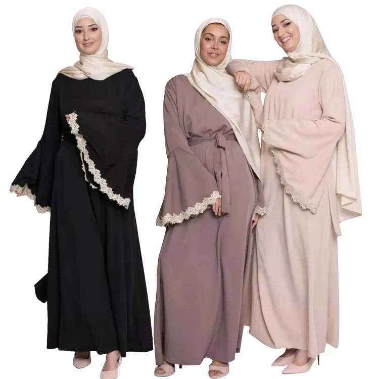 Ramadan Muslim Hijab Dress Abayas for Women Abaya Dubai Turkey Islam Clothing Kaftan Robe Muslim Abaya Dresses