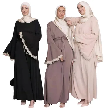 Ramadan Muslim Hijab Dress Abayas for Women Abaya Dubai Turkey Islam Clothing Kaftan Robe Muslim Abaya Dresses