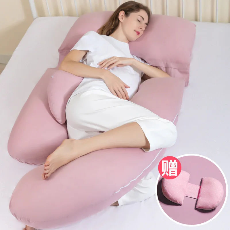 Almohada multifunción tipo U para mujer embarazada, cojín para dormir de  lado, almohadilla para siesta - AliExpress