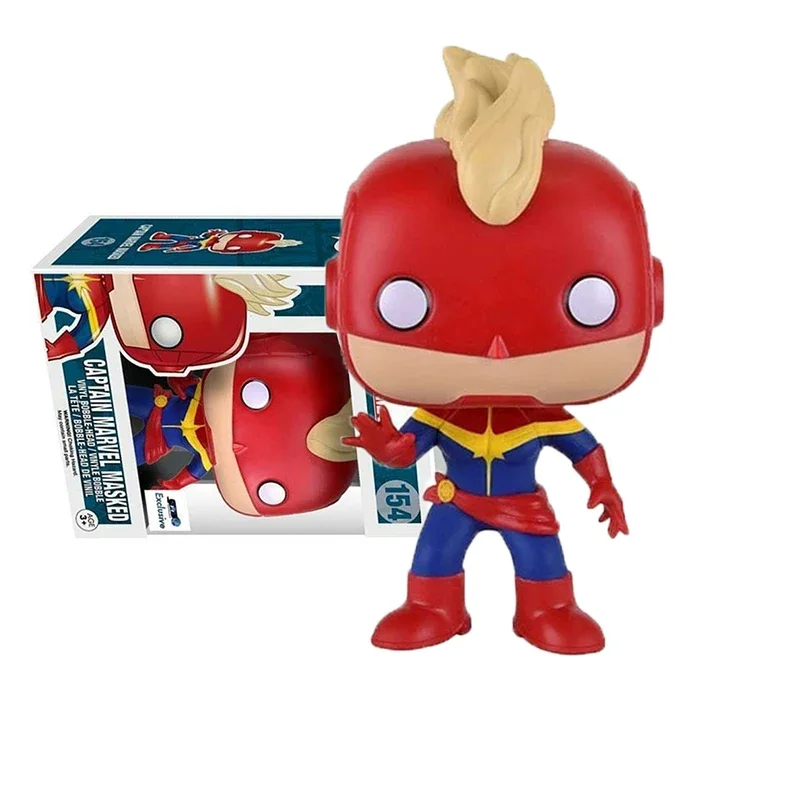 thumbnail image 1 of 2025 Funko POP CAPTAIN MASKED #154 #148 VERS #434 #427 #459 #657 Figura de acción Colección Modelo Juguetes para niños Regalos de cumpleaños, 1 of 5