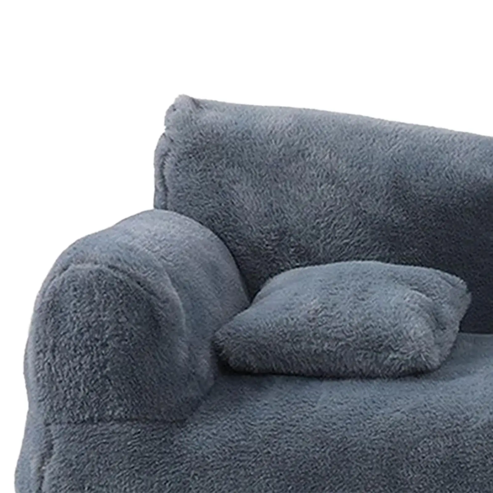 Pet Sofa Soft Plush Anti Slip Bottom Warm Pet Supplies Rectangle Versatile Wear Resistant with Removable Cover for Dog Cat Pet