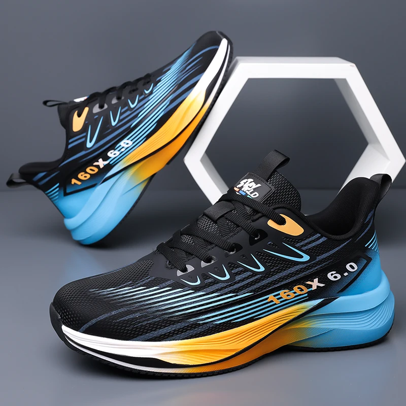 أحذية الجري الرجالية الشبكية القابلة للتنفس خفيفة...