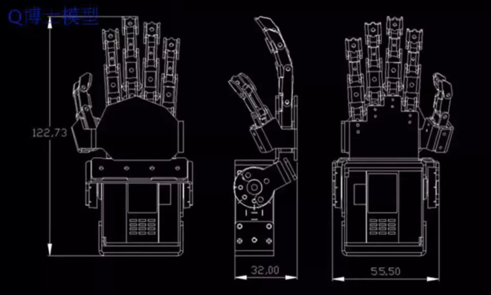 ロボットの手 メタル製 人体模型 ツムキ式Z on Twitter: 