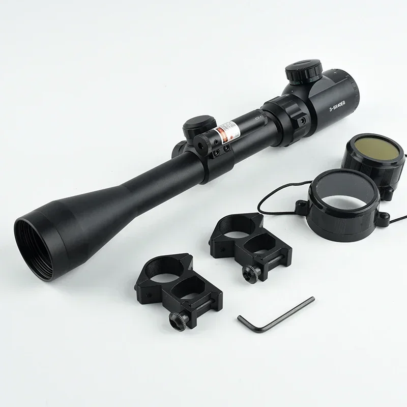 3-9x32 3-9x40 3-9x40EG Tactical Red Green Illuminated Rifle Scopes Hunting Optic Airsoft Sight HD Precision Shooting Telescope