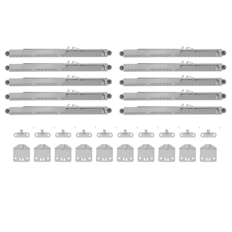 10Pcs/Lot Cabinet Glides Adapter Soft Closing System For Any Side Mount Drawer Sliding er Damper Cupboard