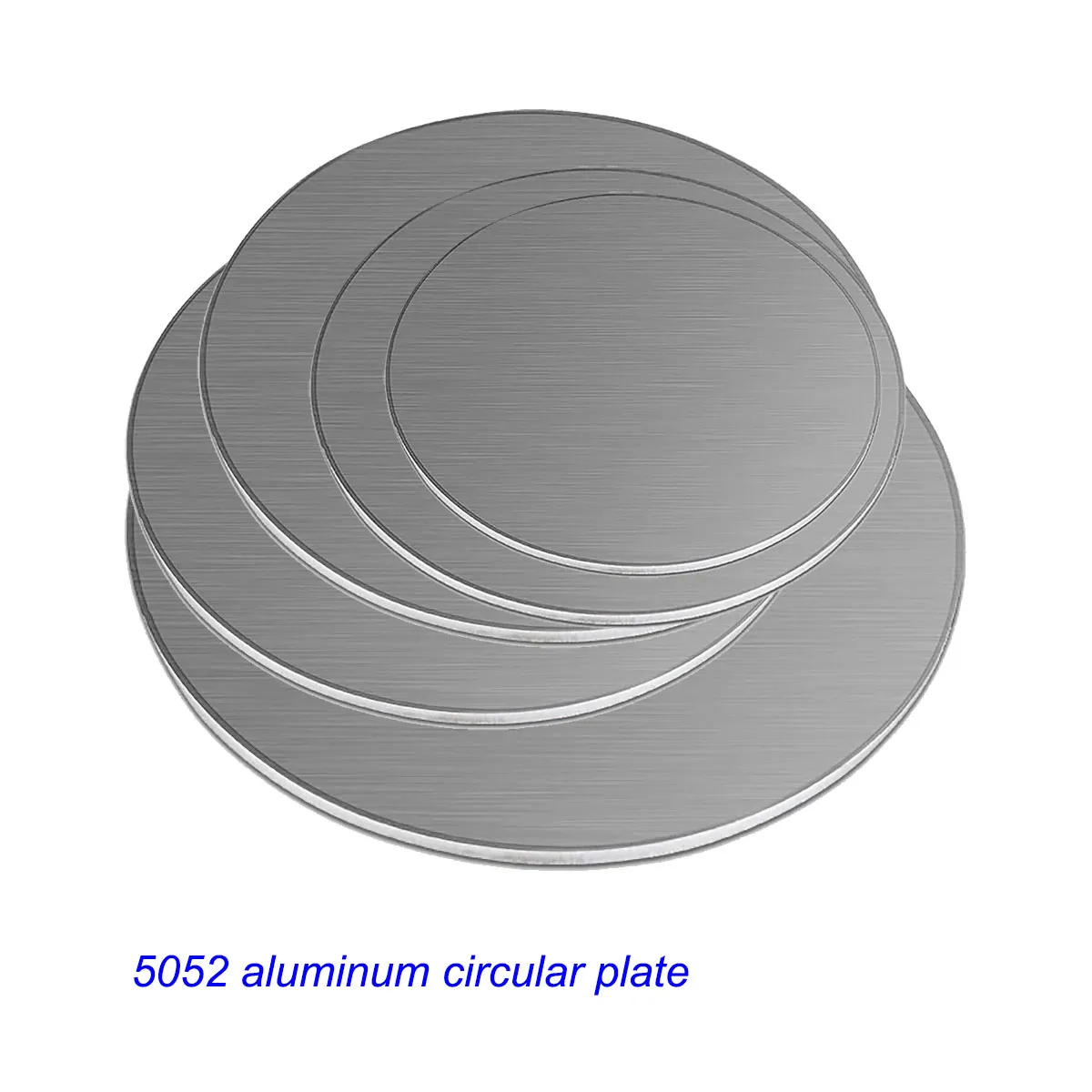 5052 Aluminium-Rundplatte, Aluminiumlegierung, runde Platte, Aluminium, rund, dünne Folie, Dicke 0,5, 1,5, 2–6 mm