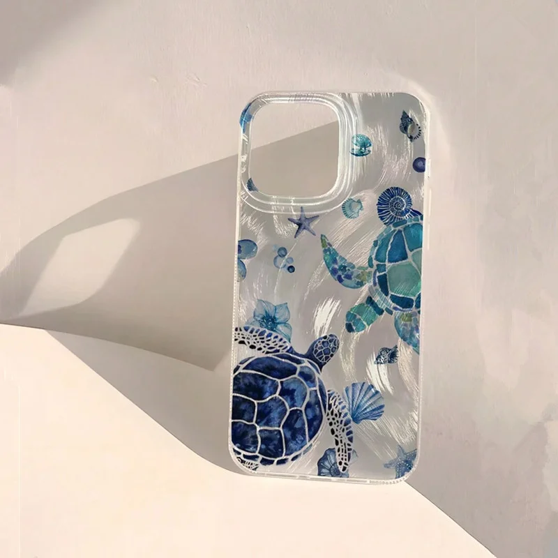 Summer Cool Turtle Pattern Phone Case - Stylish and Durable Back Cover