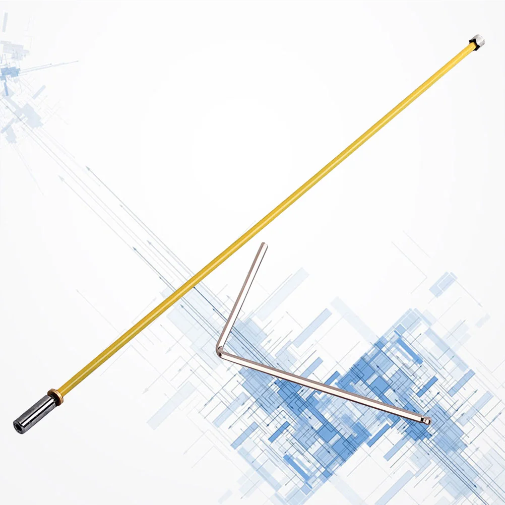 

Way Adjustment Truss Rod 456mm Double Course Truss Rod For Guitar With Wrench Yellow Truss Rod