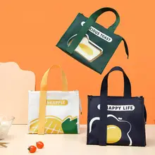  Cartoon Thermal Lunch Box Bags for Women Kids Waterproof Food Storage Container Travel Picnic Pouch Insulated Cooler Bento Bag 