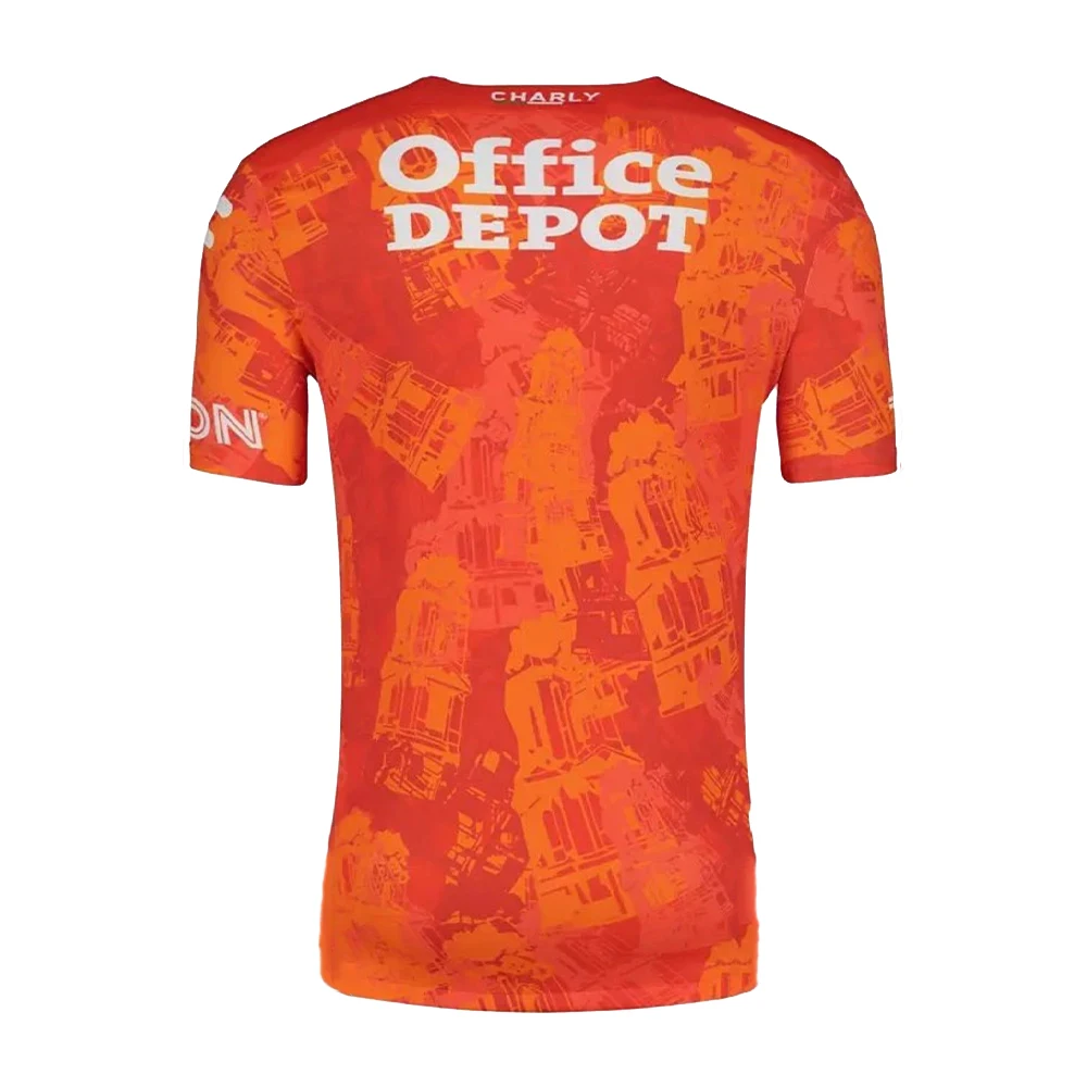 Charly Adult CF Pachuca 2024 Fashion Sports T-shirt Kids Boys Clothes Breathable Quick-dry Casual Outgoing Tops Summer Clothing 2