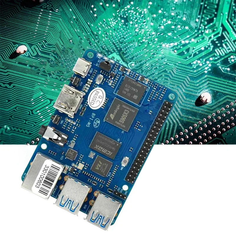 ٳ  BPI M5   + ̽ +  + 濭, 4GB LPDDR4 + 16G EMMC S905X3,  ȵ̵ 9.0  